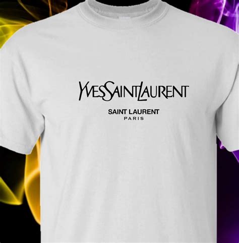 plus size ysl t shirt|saint laurent graphic t shirt.